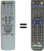 Comandament a distància equivalent Samsung BP5900062A