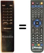 Comandament a distància equivalent Amstrad SRD400
