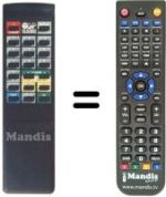 Comandament a distància equivalent Amstrad SRX510