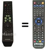 Comandament a distància equivalent Samsung AH59-01644A