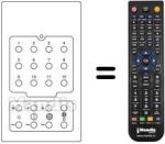 Comandament a distància equivalent 16 CHANNELS