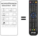 Comandament a distància equivalent TELECOMFORT 5001