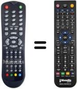 Comandament a distància equivalent Akai AK TV 322
