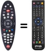 Comandament a distància equivalent Alice ALICE HOME TV (PIRELLI)