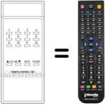 Comandament a distància equivalent REMOTE CONTROL UNIT 12 PROG