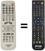 Comandament a distància equivalent DVR-S60 RDS