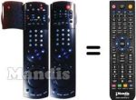 Comandament a distància equivalent Grundig GV-560 HIFI