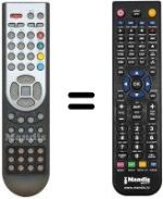 Comandament a distància equivalent Vestel 26830 IDTV