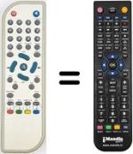 Comandament a distància equivalent Akai AK DVB 30