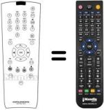 Comandament a distància equivalent Grundig ELEGANCE 70 ST 20-2103