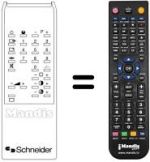 Comandament a distància equivalent SCHNEIDER STV 5130 40 CH