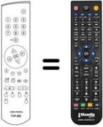 Comandament a distància equivalent Grundig TVR 5530 TEXT