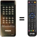 Comandament a distància equivalent Finlux SR 3000