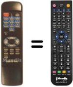 Comandament a distància equivalent EMME ESSE SIRIUS 490 (500 CHANNEL)