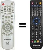 Comandament a distància equivalent Samsung WS28W6VNG8X/XEF