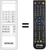 Comandament a distància equivalent Hitachi C15-P / 110VT