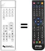 Comandament a distància equivalent SCHNEIDER STV7000