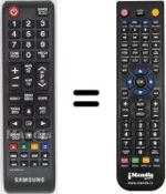 Comandament a distància equivalent Samsung LE37D579K2S/XZG
