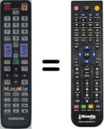 Comandament a distància equivalent Samsung LE37C678M1S/XZG
