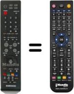Comandament a distància equivalent Samsung LE37R74BD