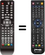 Comandament a distància equivalent ASANO TFD-2208DVB-TCOMBO