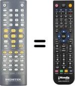 Comandament a distància equivalent Nortek PALCO HOME THEATRE