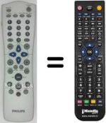 Comandament a distància equivalent Philips DVD-R890 / 001