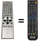 Comandament a distància equivalent Panasonic EUR7615KDO-TV-TV