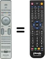 Comandament a distància equivalent Philips 42PFL9900D-10-TV