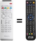 Comandament a distància equivalent Philips BDS4231R / 00