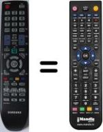 Comandament a distància equivalent Samsung LE22B450C4H
