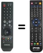 Comandament a distància equivalent Samsung LE23R71B