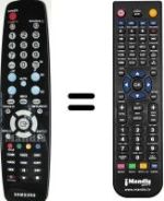 Comandament a distància equivalent Samsung LE52A550P1R/XUA