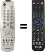 Comandament a distància equivalent Samsung LE40R51BX/XEU