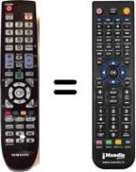 Comandament a distància equivalent Samsung LE46A786R2FXCS