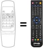 Comandament a distància equivalent SCHNEIDER STV3650 (ver. 2)