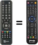 Comandament a distància equivalent Telesystem TS ULTRA 4K