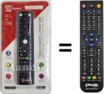 Comandament a distància equivalent Telesystem TS7500-HD