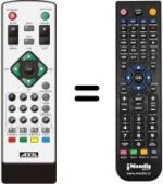 Comandament a distància equivalent Metronic 441503 ZAP BOX SMART1