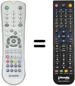 Comandament a distància equivalent Sagem DVR6280GL-T