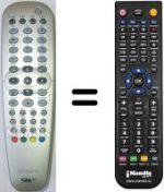 Comandament a distància equivalent Philips DVD-R5350H