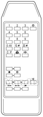 Comandament a distància original LG 105520B