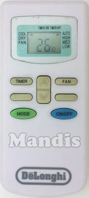 Comandament a dist&agrave;ncia original DELONGHI 1090110003-R (5551015500)