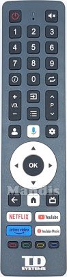Comandament a dist&agrave;ncia original TD SYSTEMS 7601-ZS1220-0020TDS1