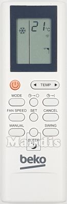 Comandament a dist&agrave;ncia original BEKO GZ-24B-E3 (9192434531)