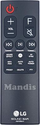 Comandament a distància original LG AKB75595312