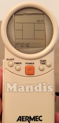 Comandament a dist&agrave;ncia original AERMEC ID12-0031-00