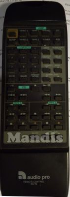 Comandament a dist&agrave;ncia original AUDIO PRO RV70