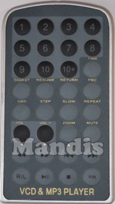 Comandament a distància original BELSON VCD&MP3PLAYER