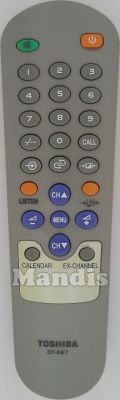 Comandament a distància original TOSHIBA CT-867